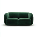 Gray fabric sofa with wooden legs suitable for living room 180 x 80 x 75cm